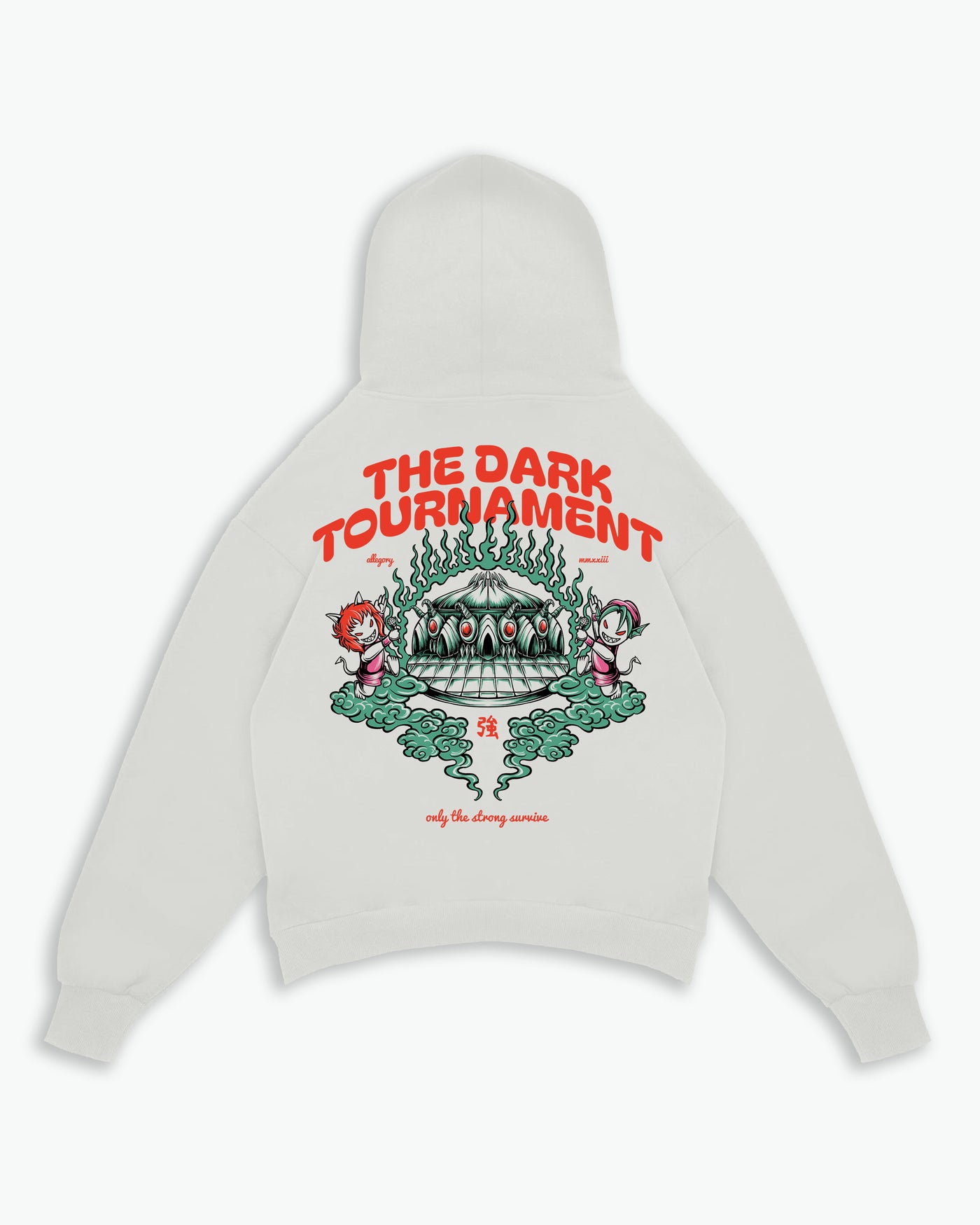 The Dark Tournament Hoodie / White