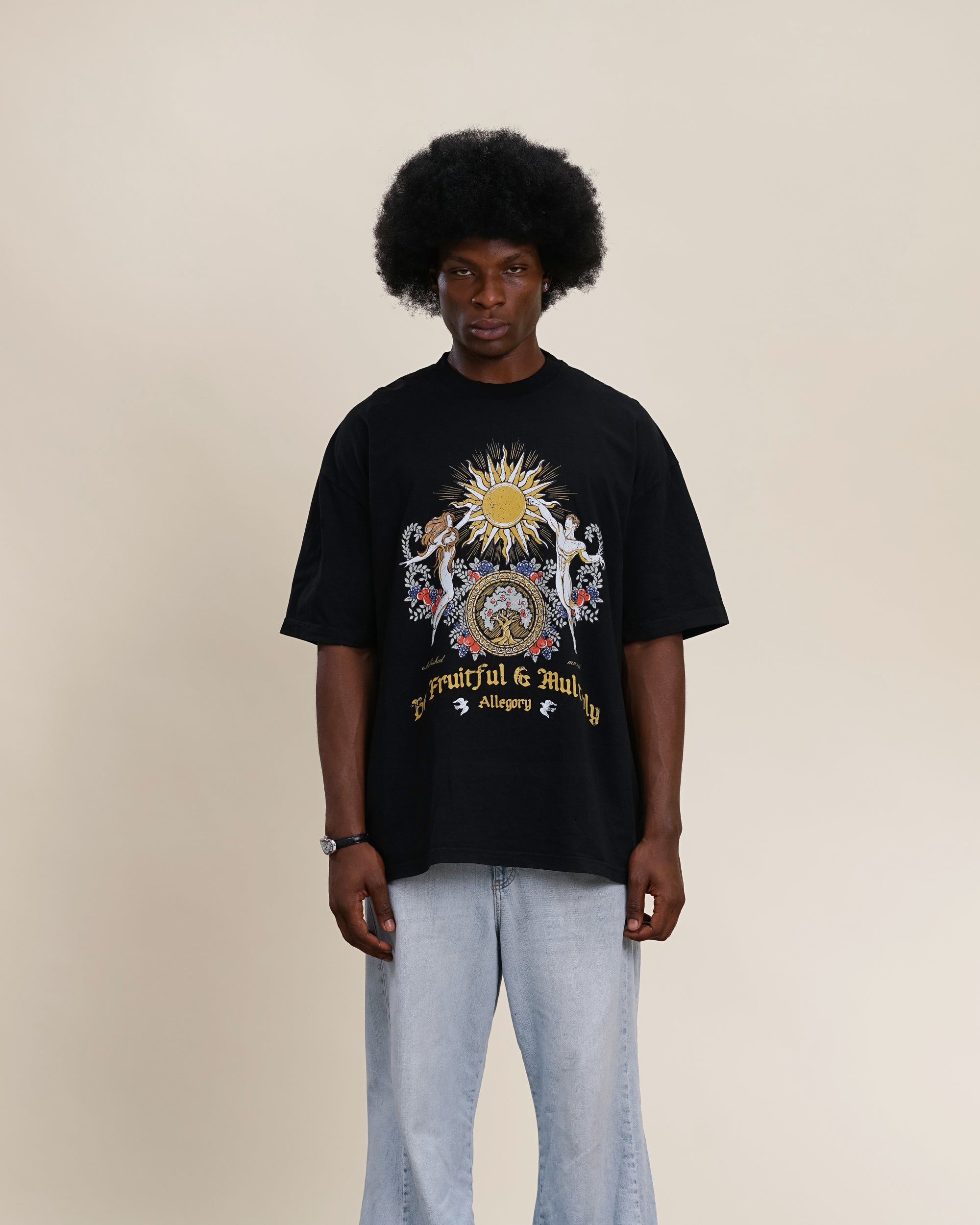 Be Fruitful and Multiply Tee / Black-3