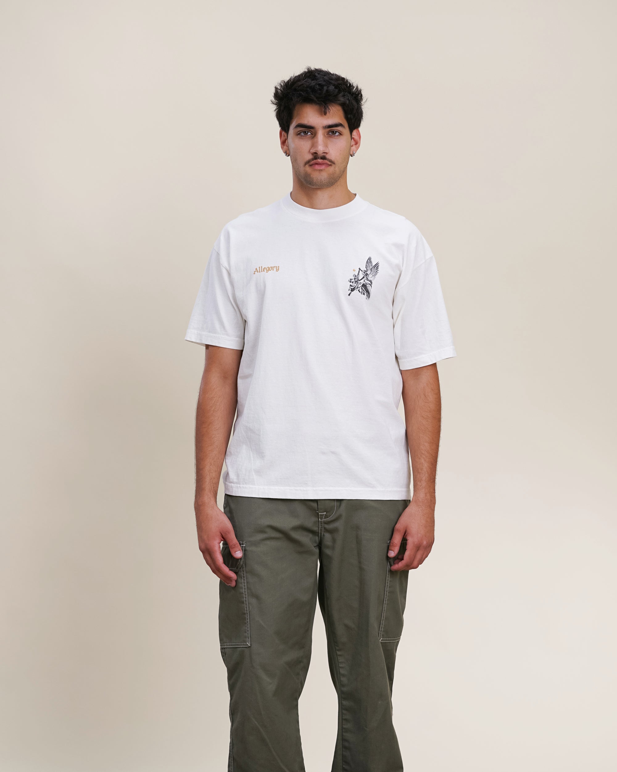 Wrestle With God Tee / Off White-6