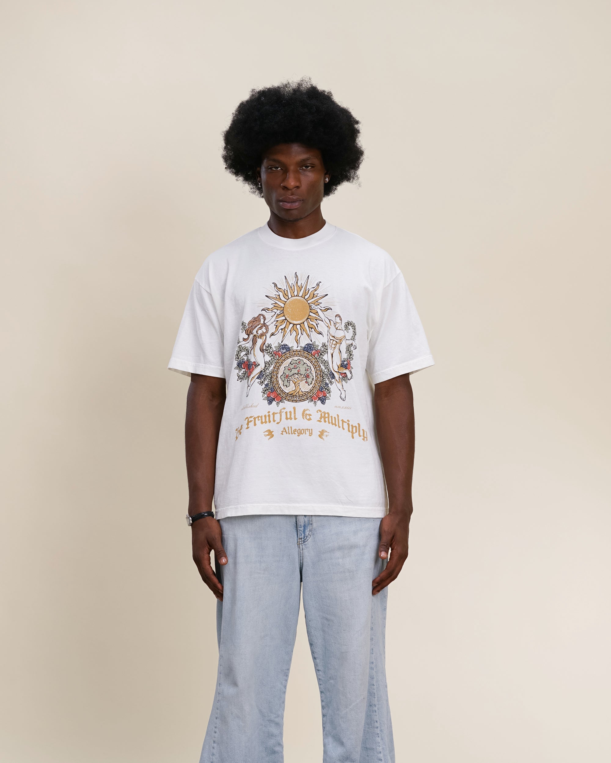 Be Fruitful and Multiply Tee / Off White-3