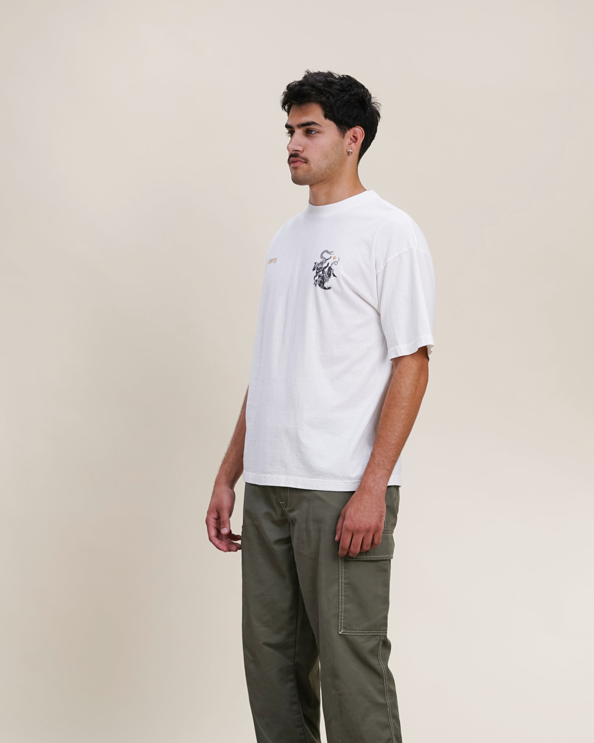 Fall Of Man Tee / Off White-7