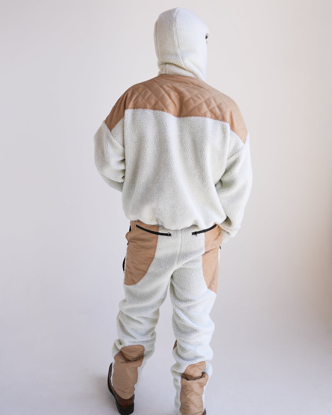 FRONTIER LUX SHERPA JACKET / WHITE / TAN