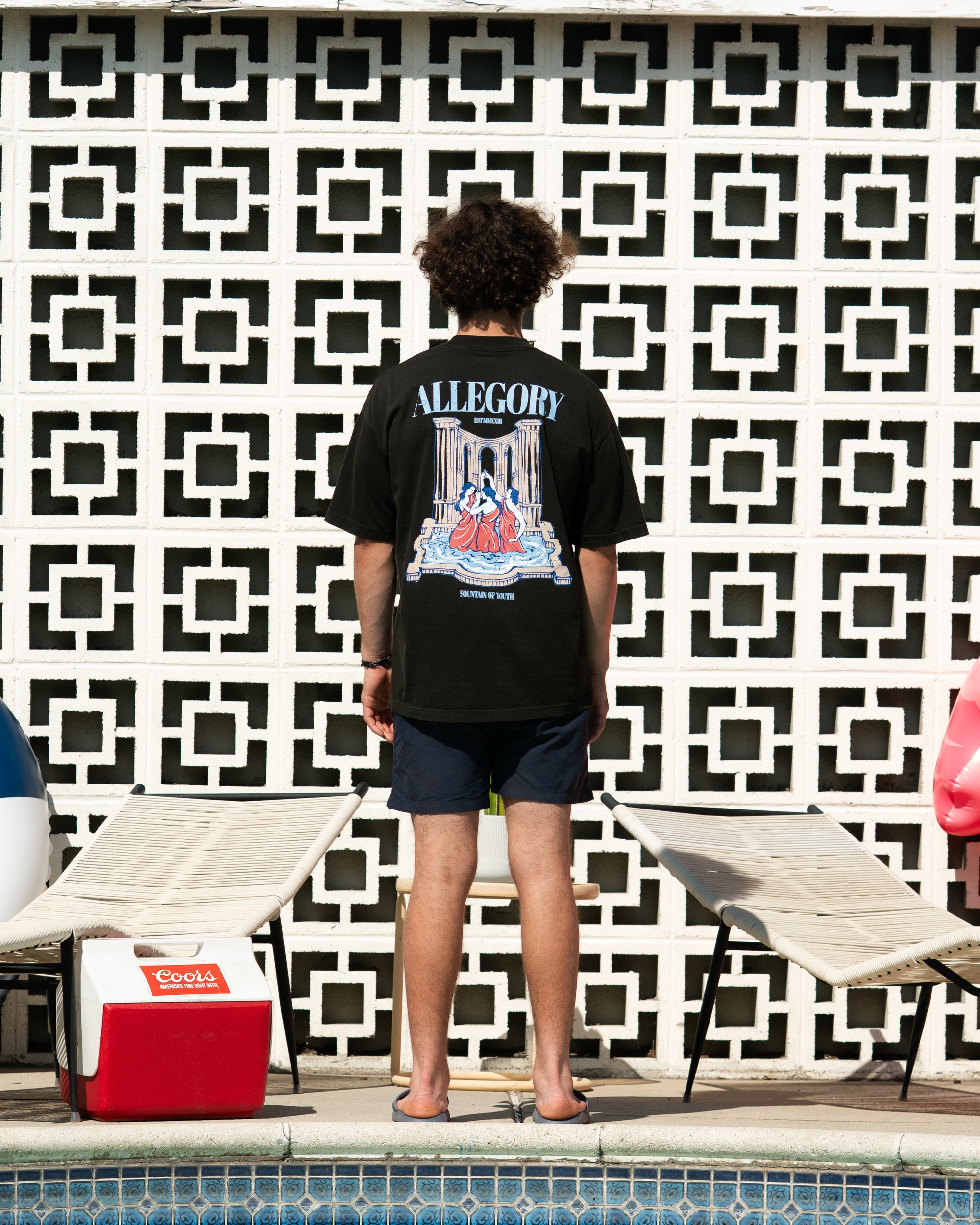 Fountain of Youth Tee / Charcoal-6