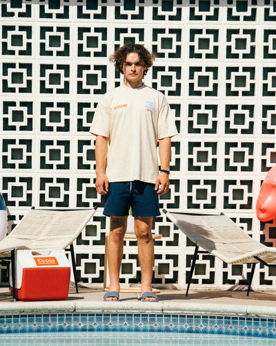 Swim In The Neighbors Pool Tee / Washed Gold