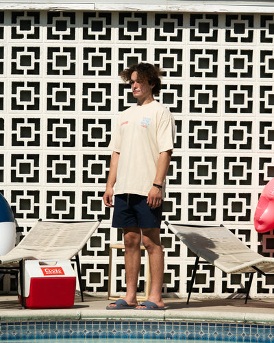 Caught In The Monaco Pool Tee / Washed Gold