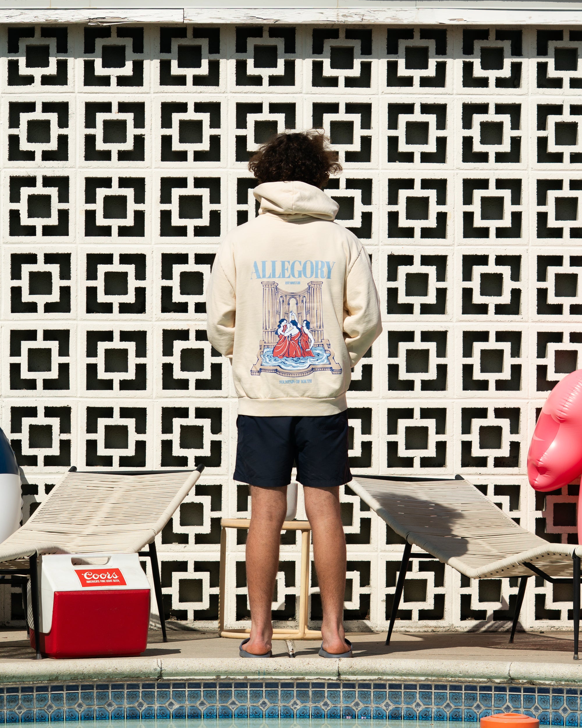 Fountain of Youth Hoodie / Washed Gold-6