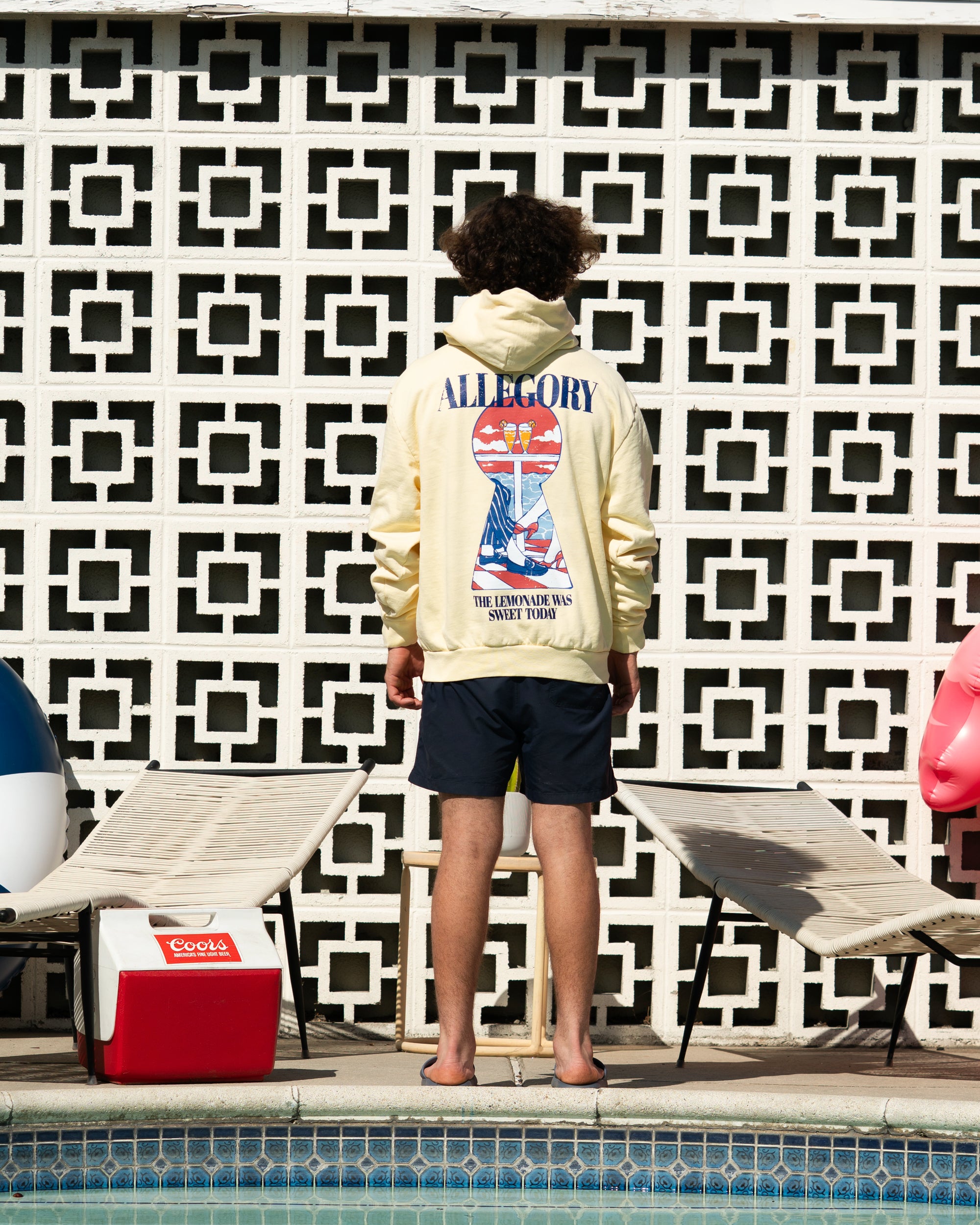 The Lemonade Was Sweet Today Hoodie / Washed Gold-6