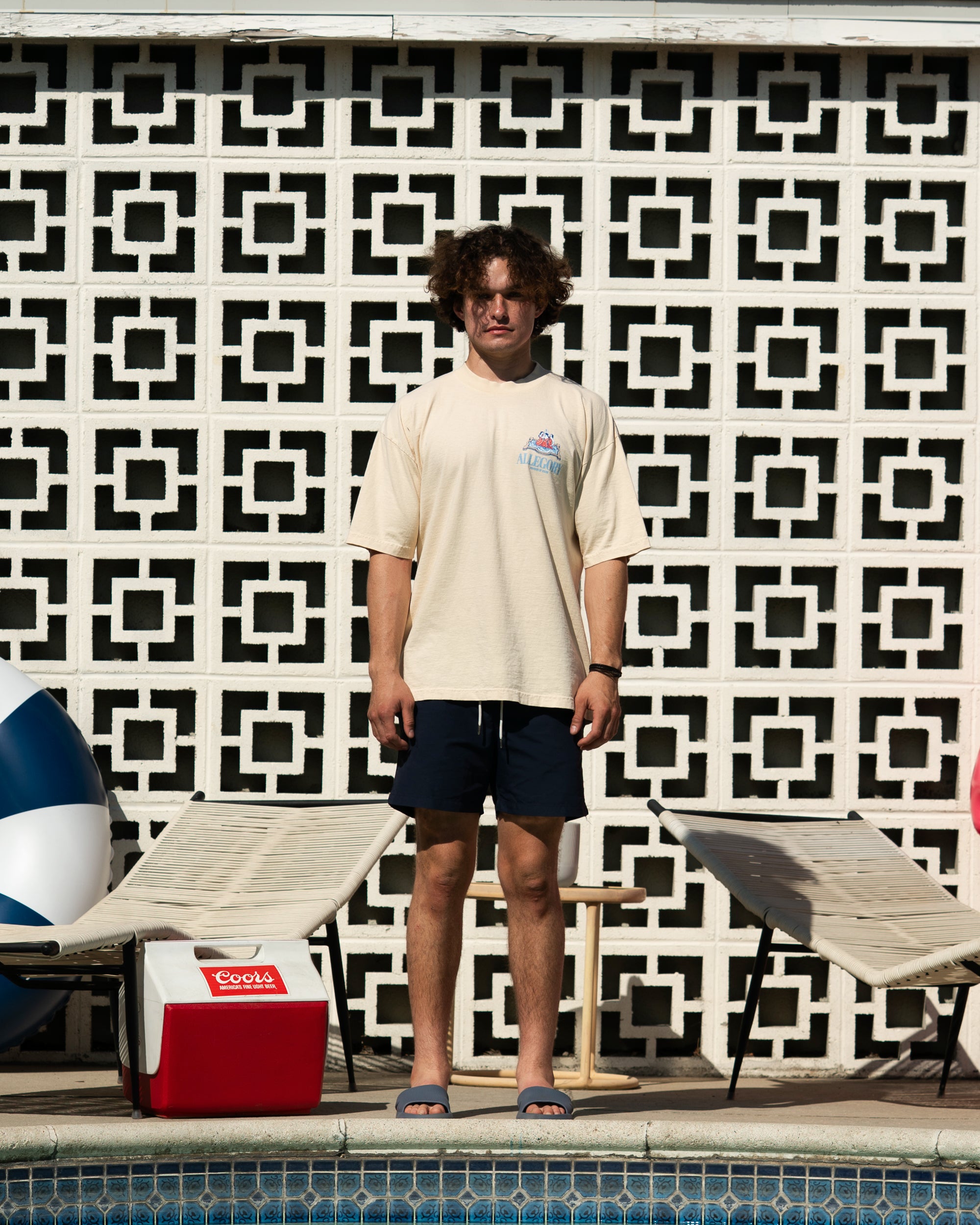 Fountain of Youth Tee / Washed Gold-5