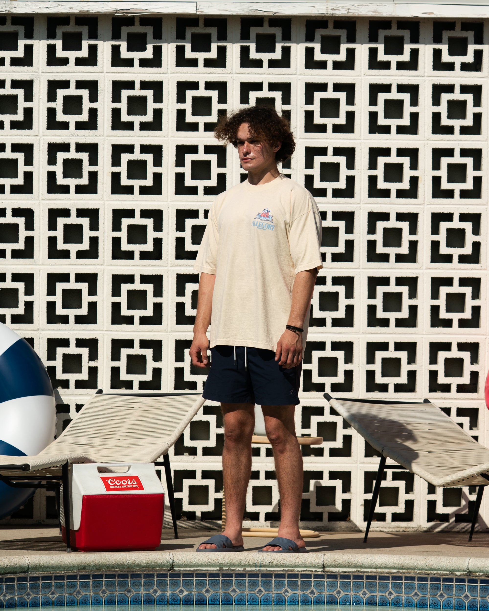 Fountain of Youth Tee / Washed Gold-7