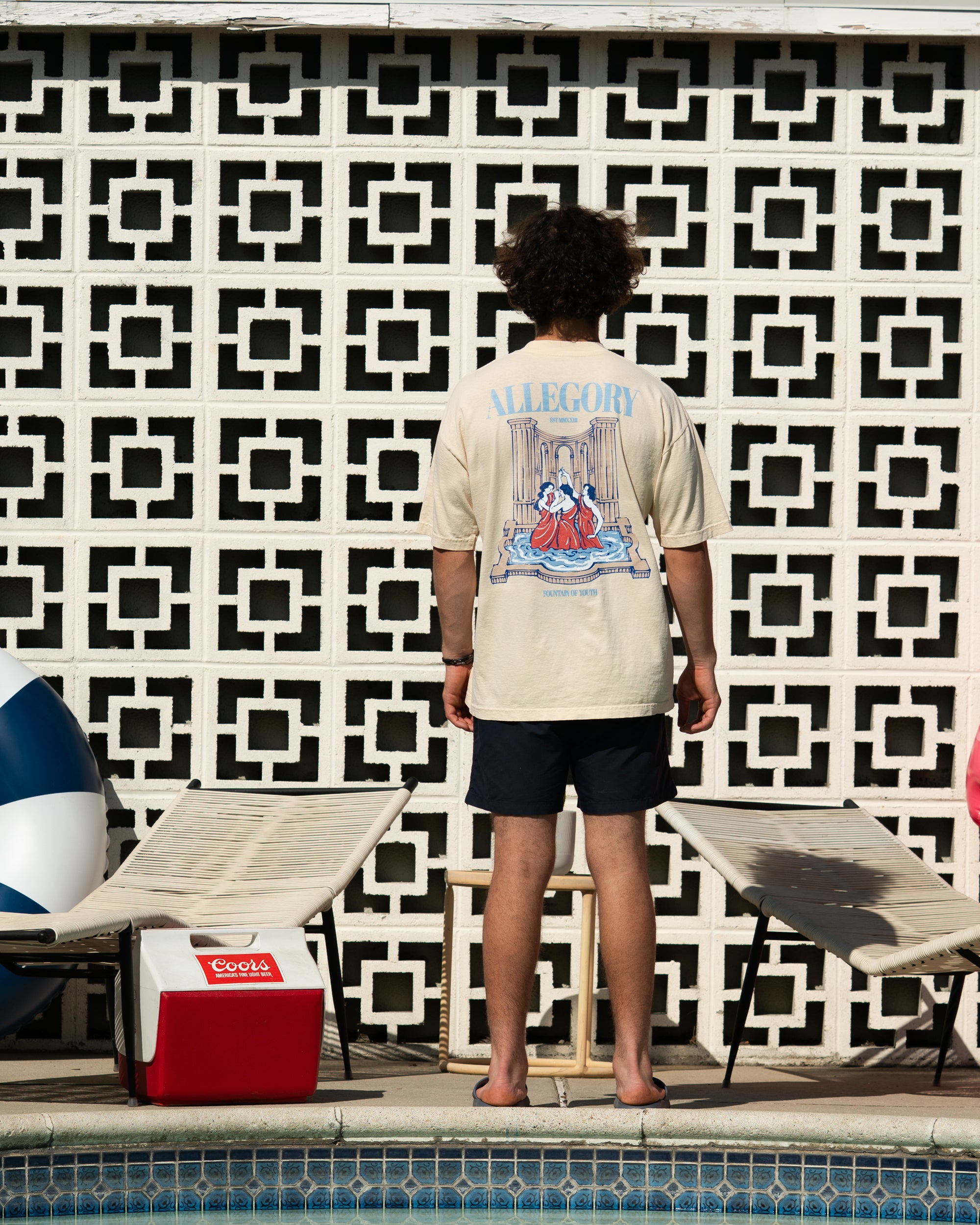 Fountain of Youth Tee / Washed Gold-6