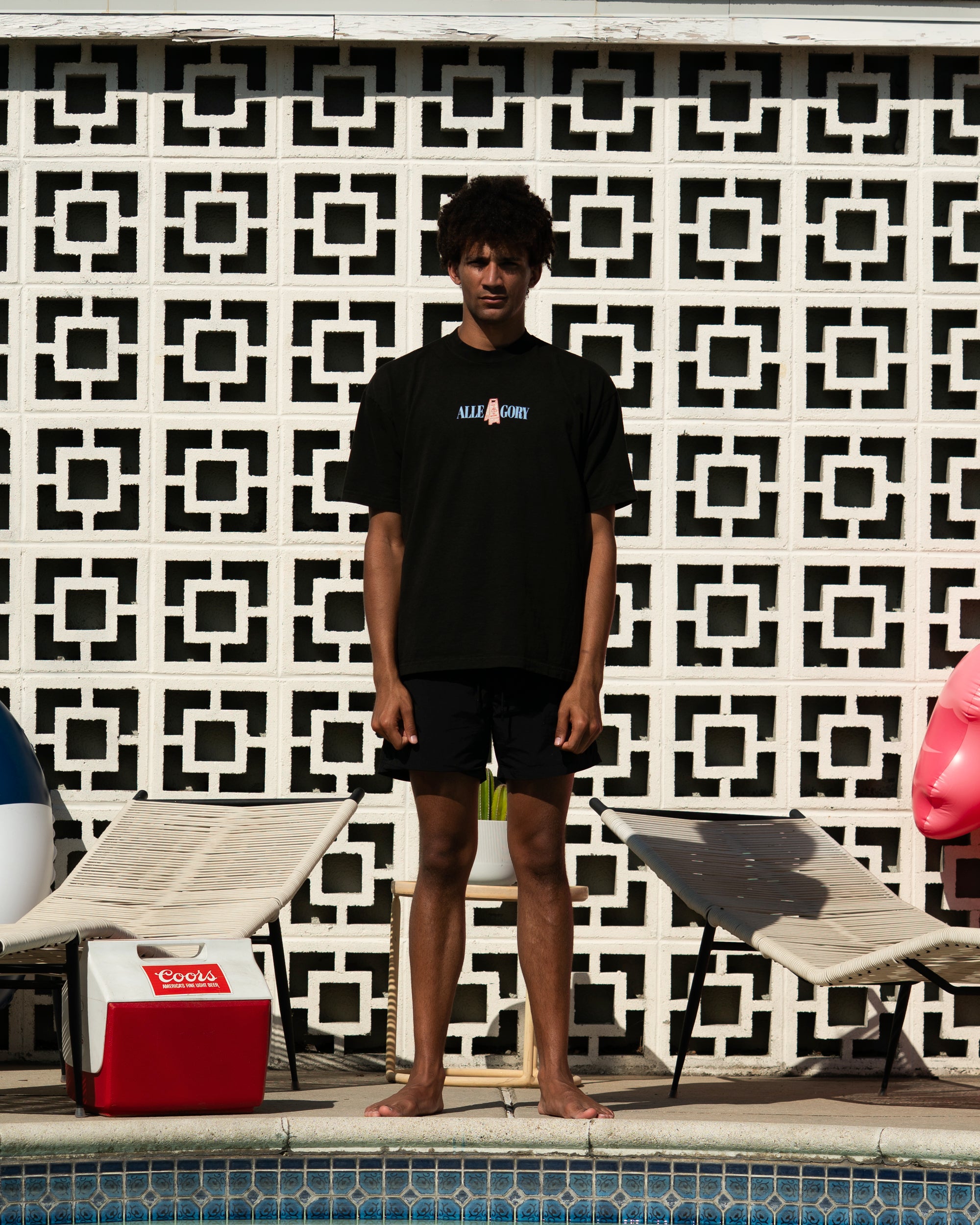 "No Running" Tee / Charcoal-6