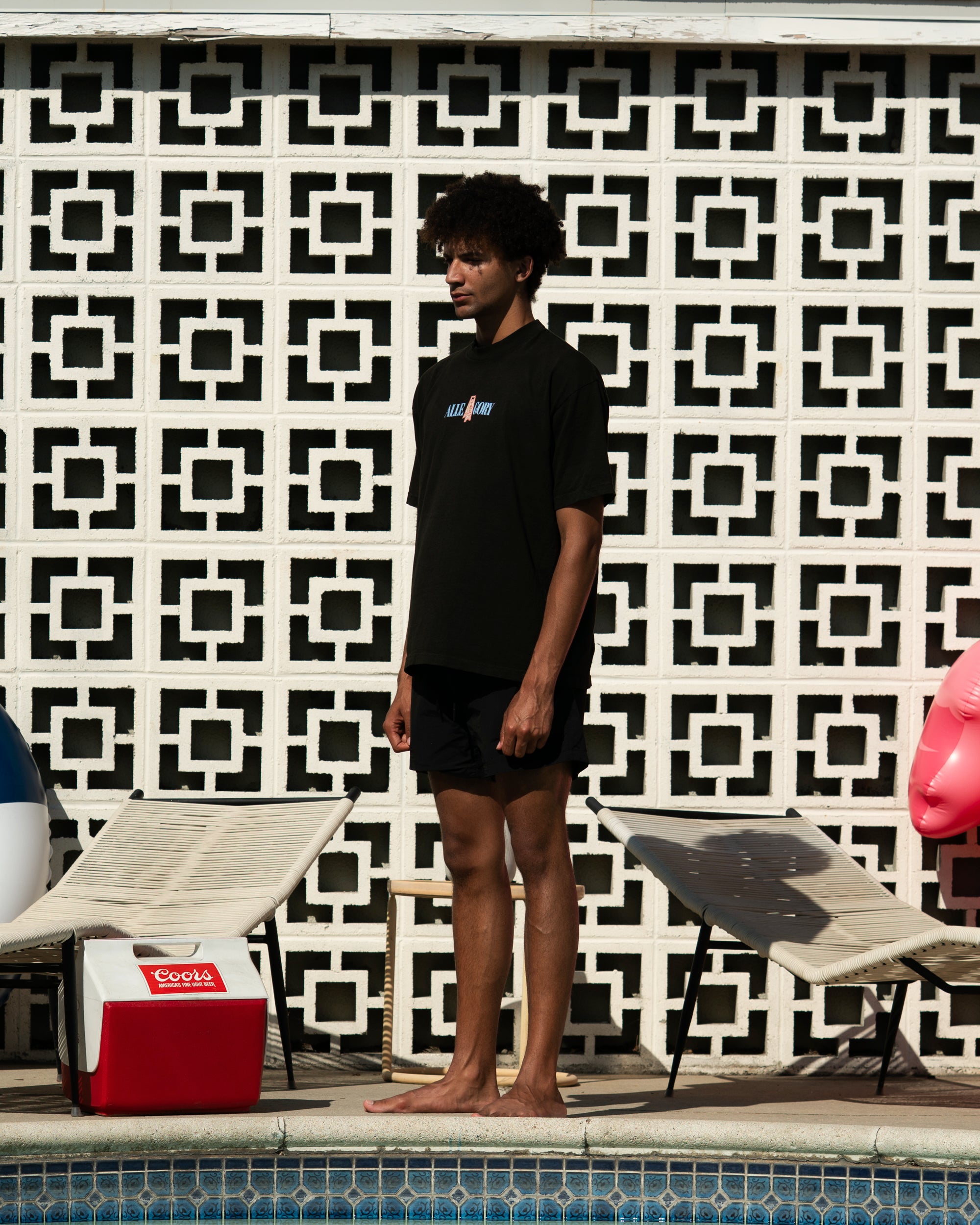 "No Running" Tee / Charcoal-7