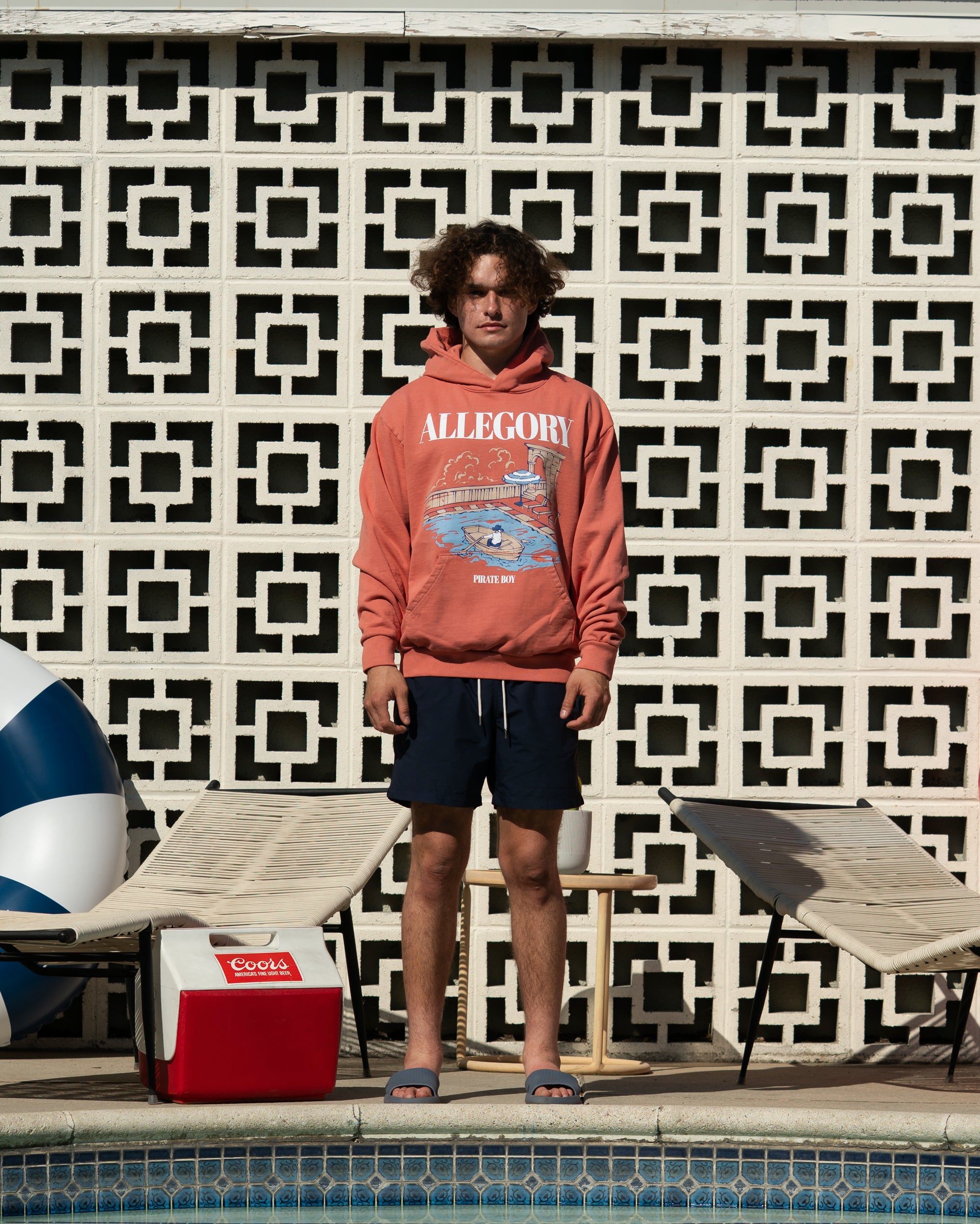 Pirate Boy Hoodie / Terracotta-3
