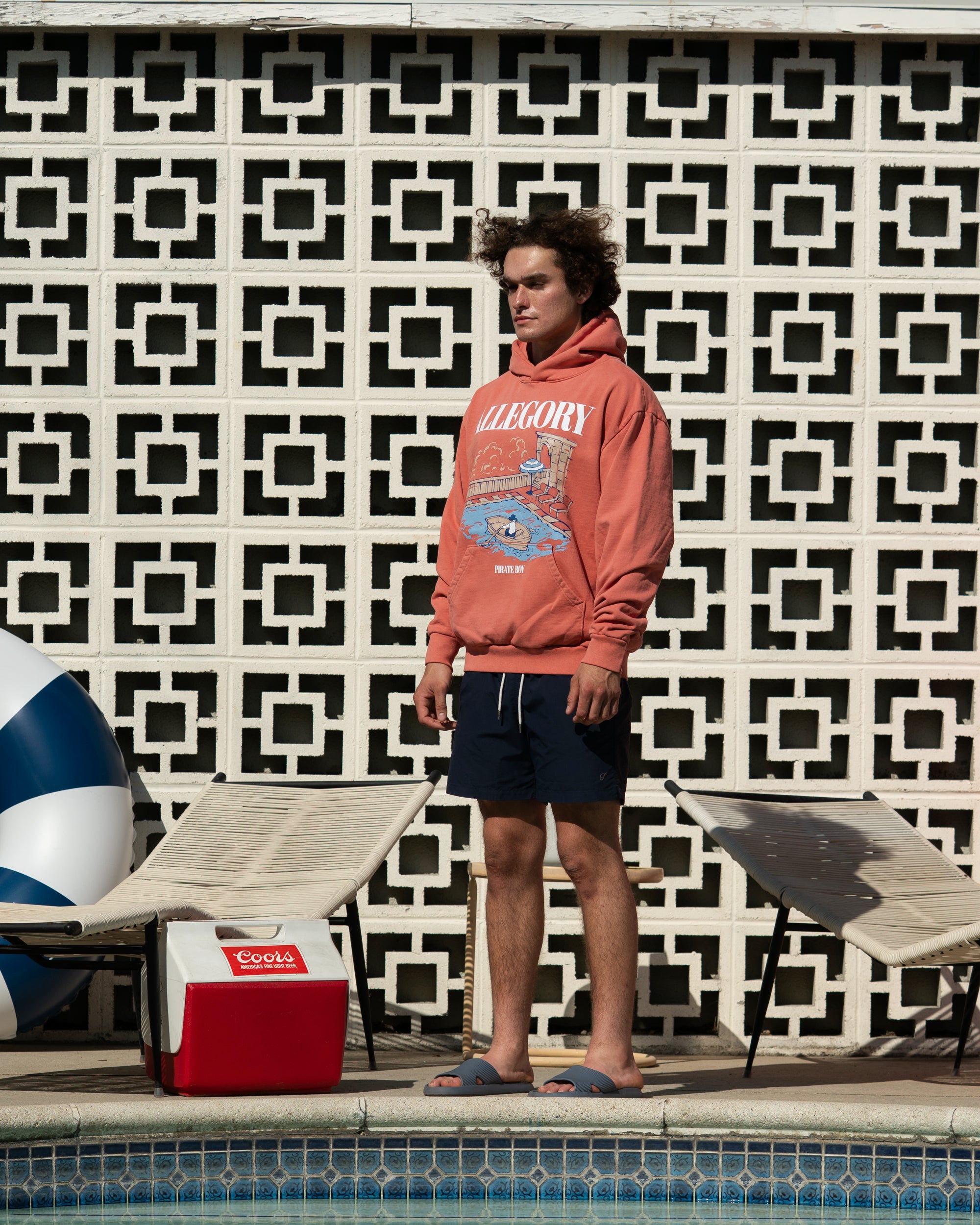 Pirate Boy Hoodie / Terracotta-4