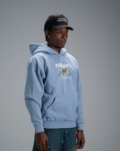 Scorpion and The Frog Hoodie / Soft Denim Blue