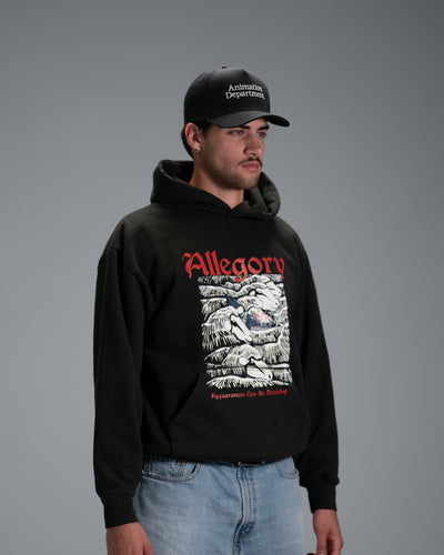 Wolf In Sheep Clothing Hoodie / Charcoal