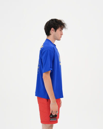 Build Different Heavyweight Cropped Fit Tee / Blue