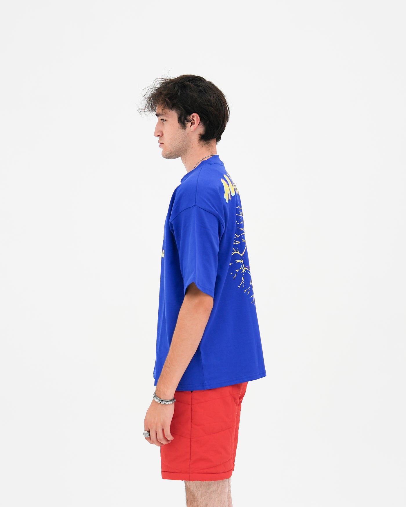 Build Different Heavyweight Cropped Fit Tee / Blue