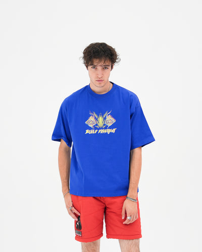 Build Different Heavyweight Cropped Fit Tee / Blue