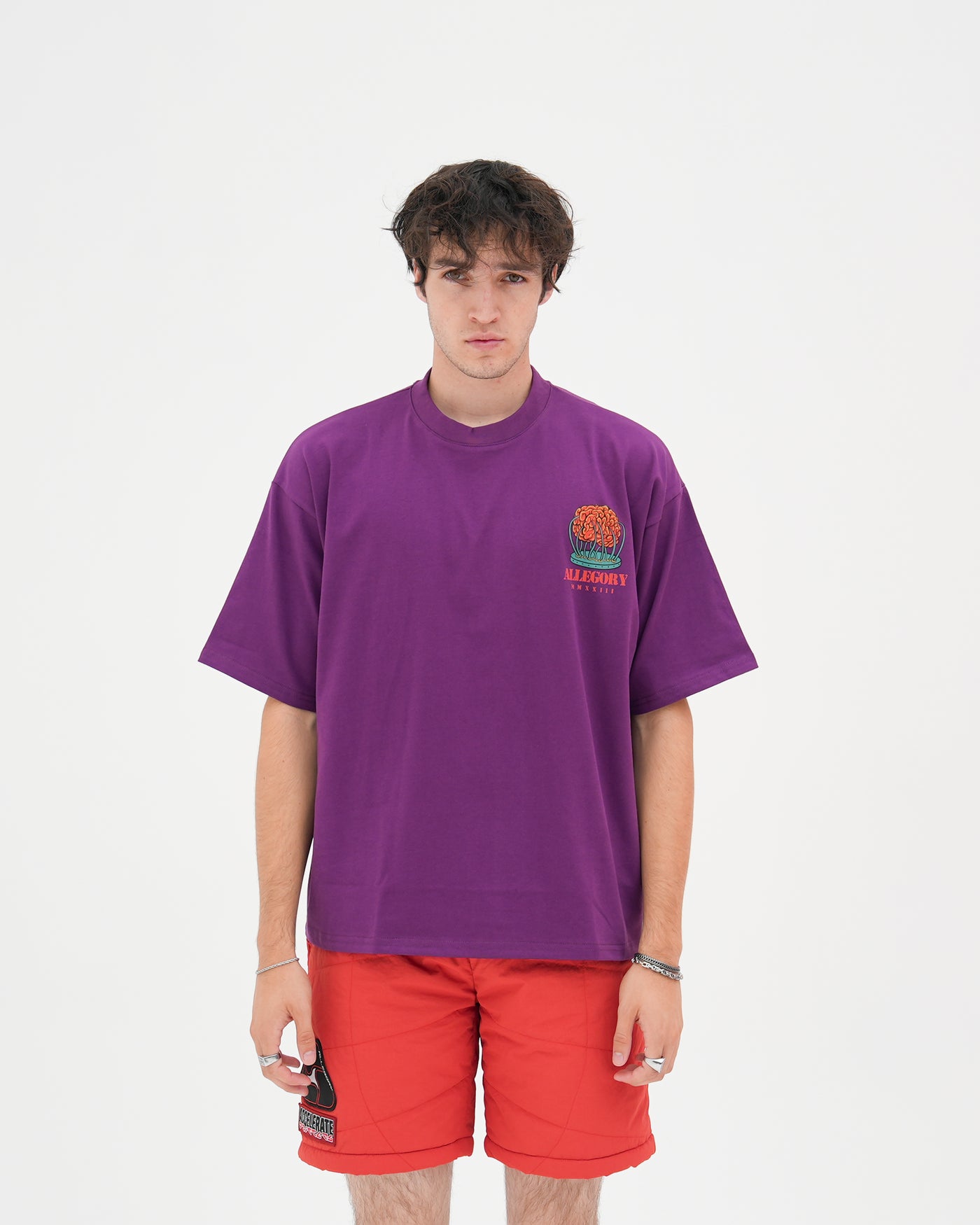 Psycho Pass Justice Heavyweight Tee / Purple