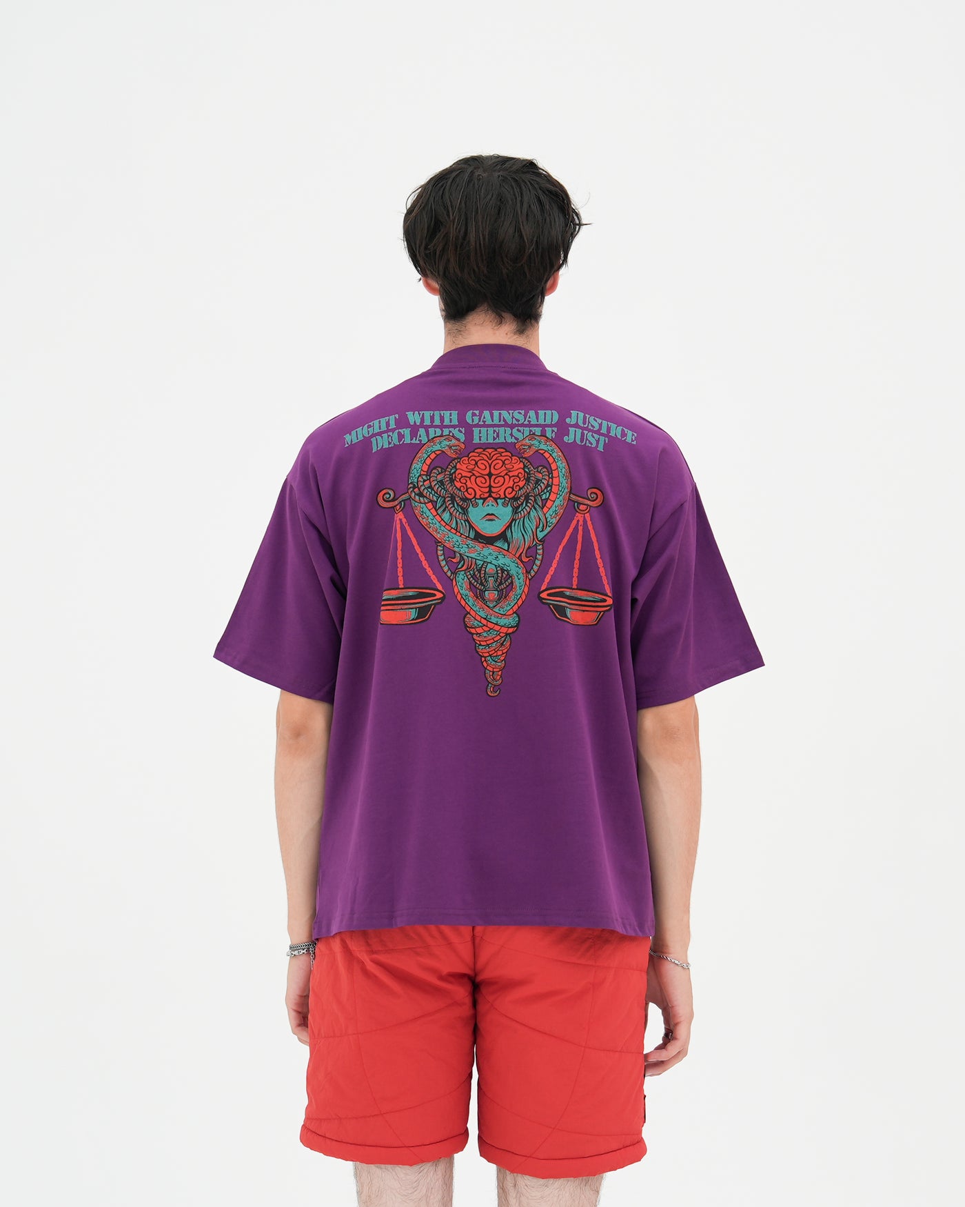 Psycho Pass Justice Heavyweight Tee / Purple