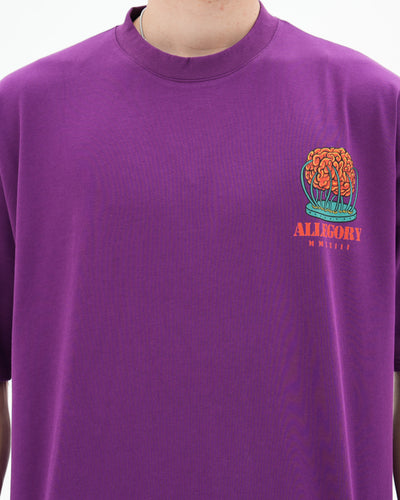 Psycho Pass Justice Heavyweight Tee / Purple