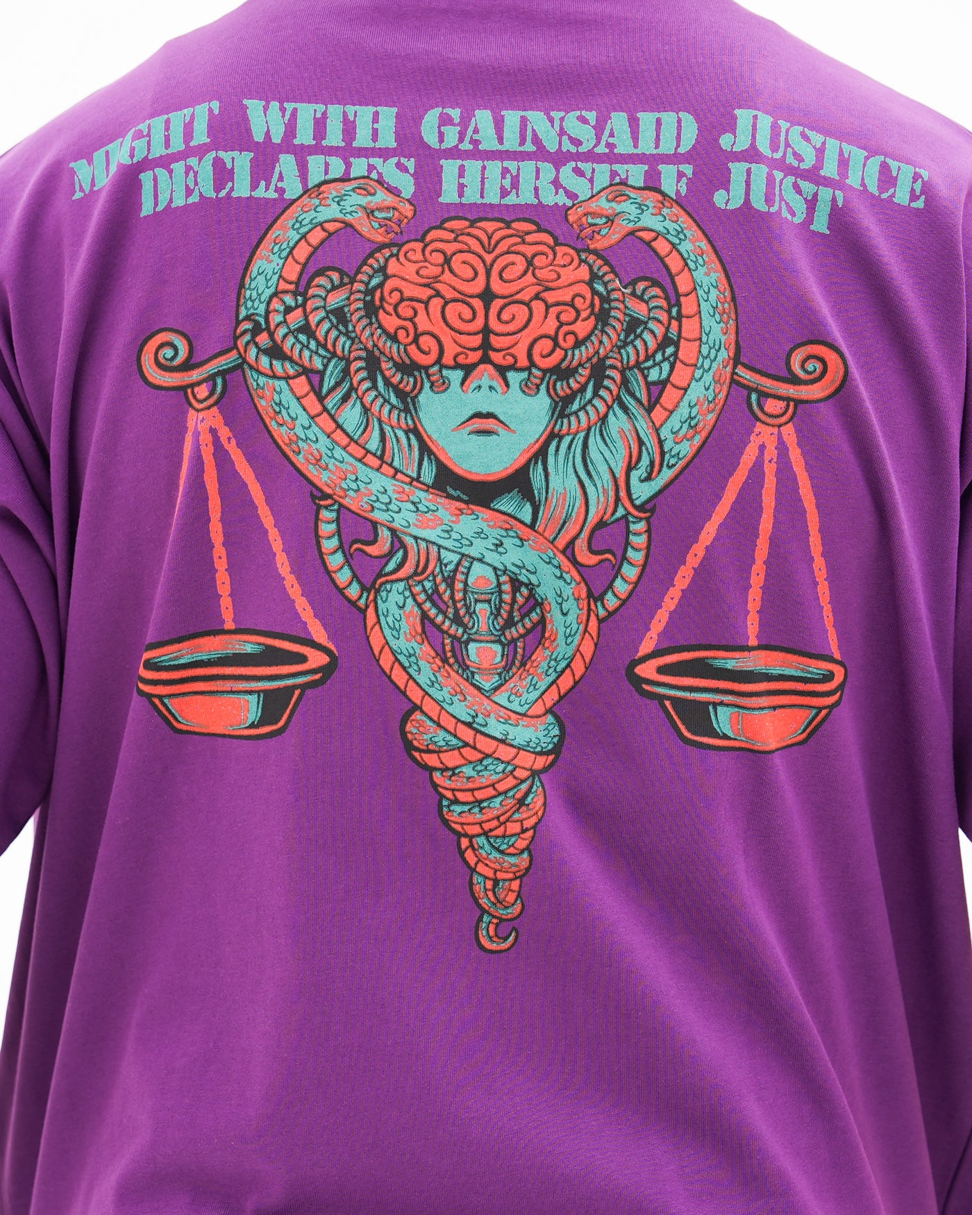 Psycho Pass Justice Heavyweight Tee / Purple