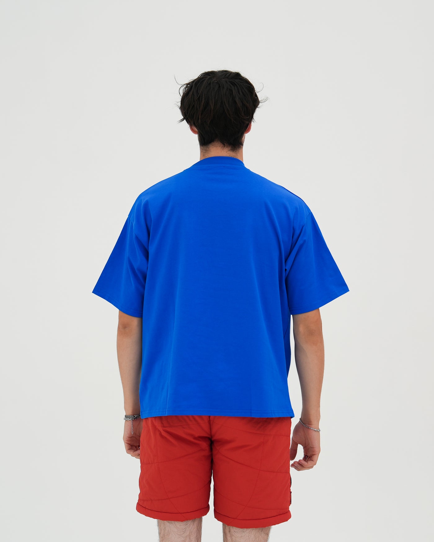 Escape To The Network Heavyweight Cropped Fit Tee / Blue