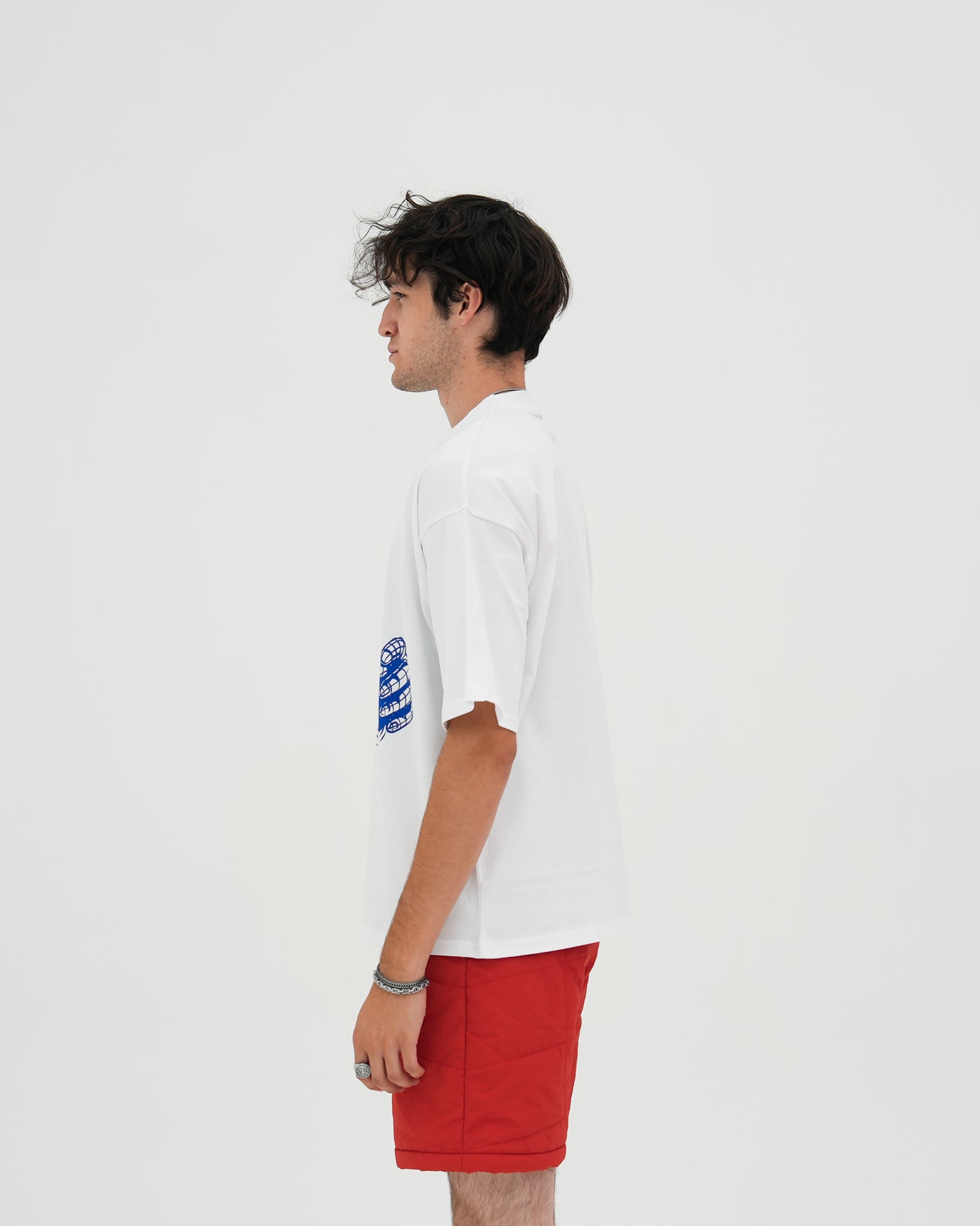 Am I Real Heavyweight Cropped Fit Tee / White