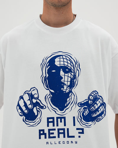 Am I Real Heavyweight Tee / White