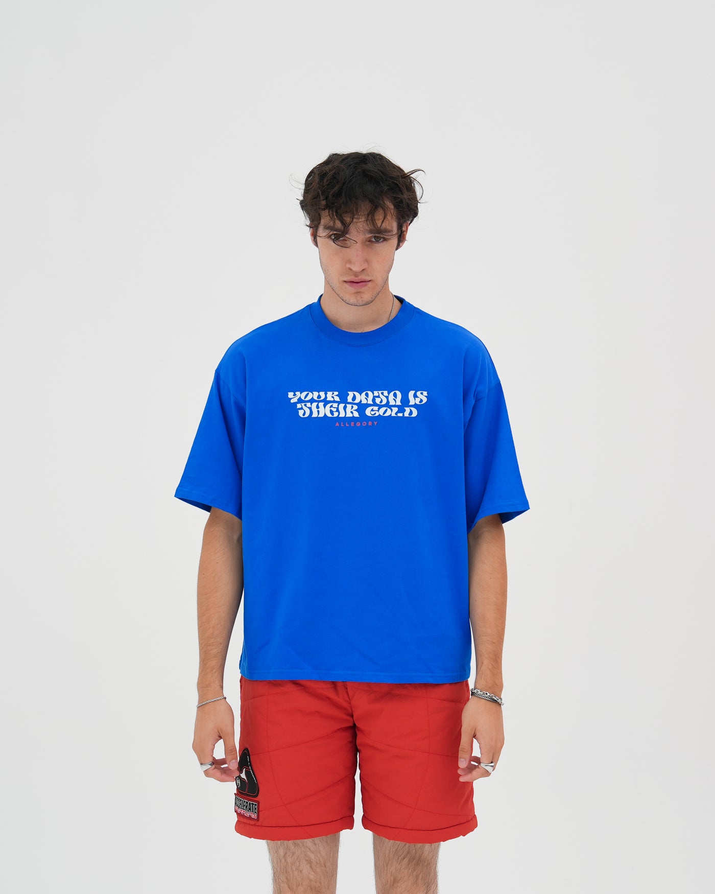 Data Mining Heavyweight Tee / Blue