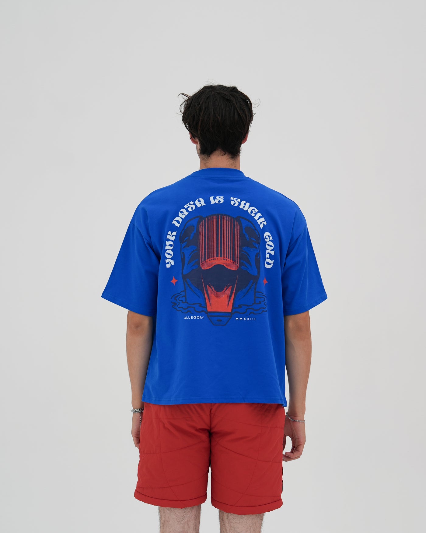 Data Mining Heavyweight Tee / Blue