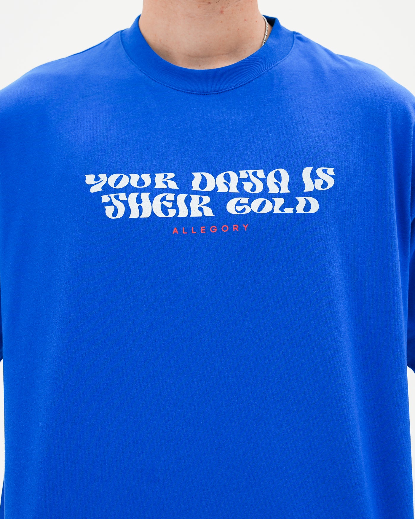 Data Mining Heavyweight Tee / Blue