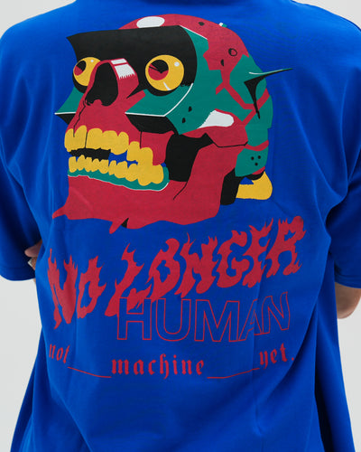 No Longer Human Heavyweight Cropped Fit Tee / Blue