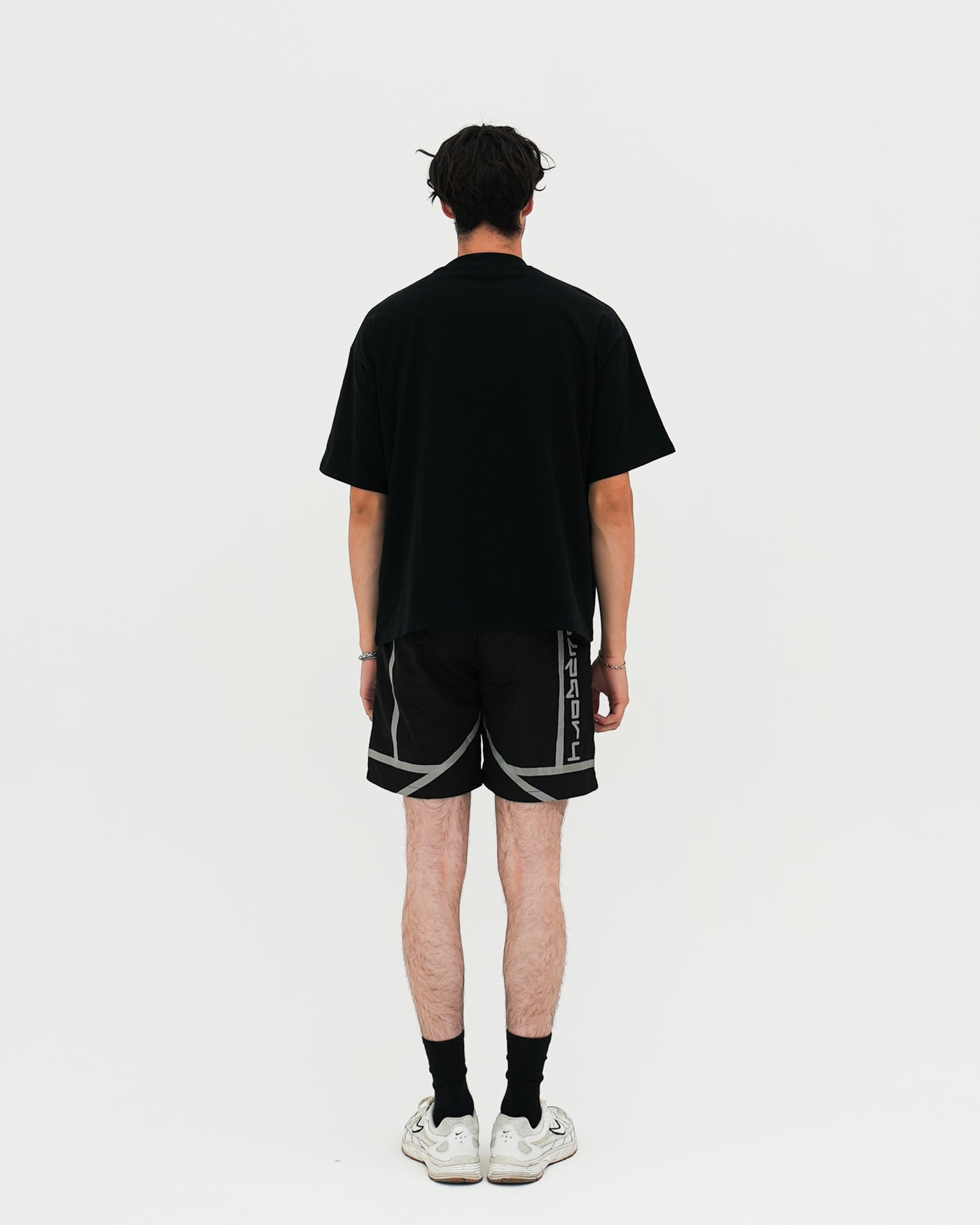 Your New Life Awaits Heavyweight Cropped Fit Tee / Black