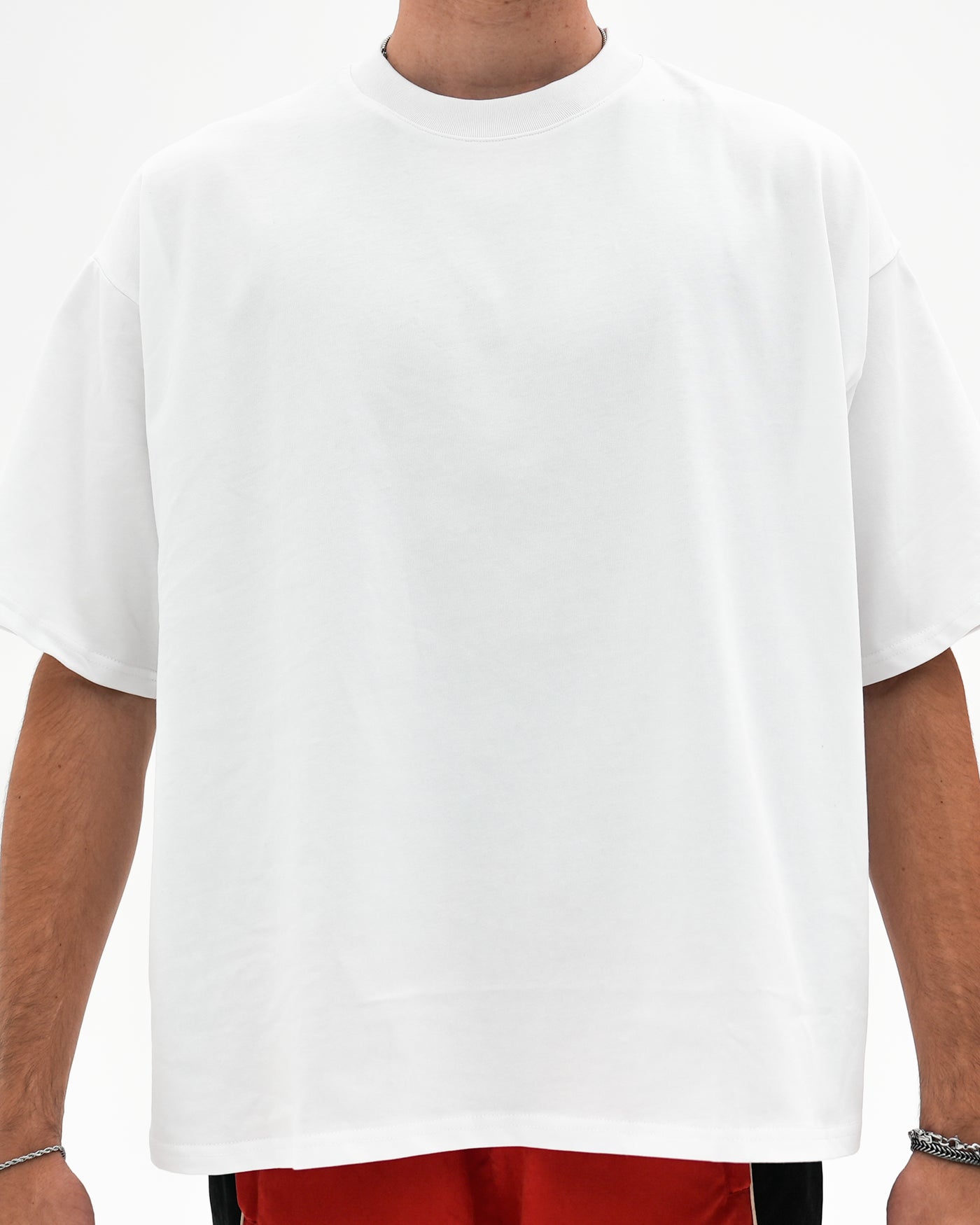 The Wired Heavyweight Cropped Fit Tee / White