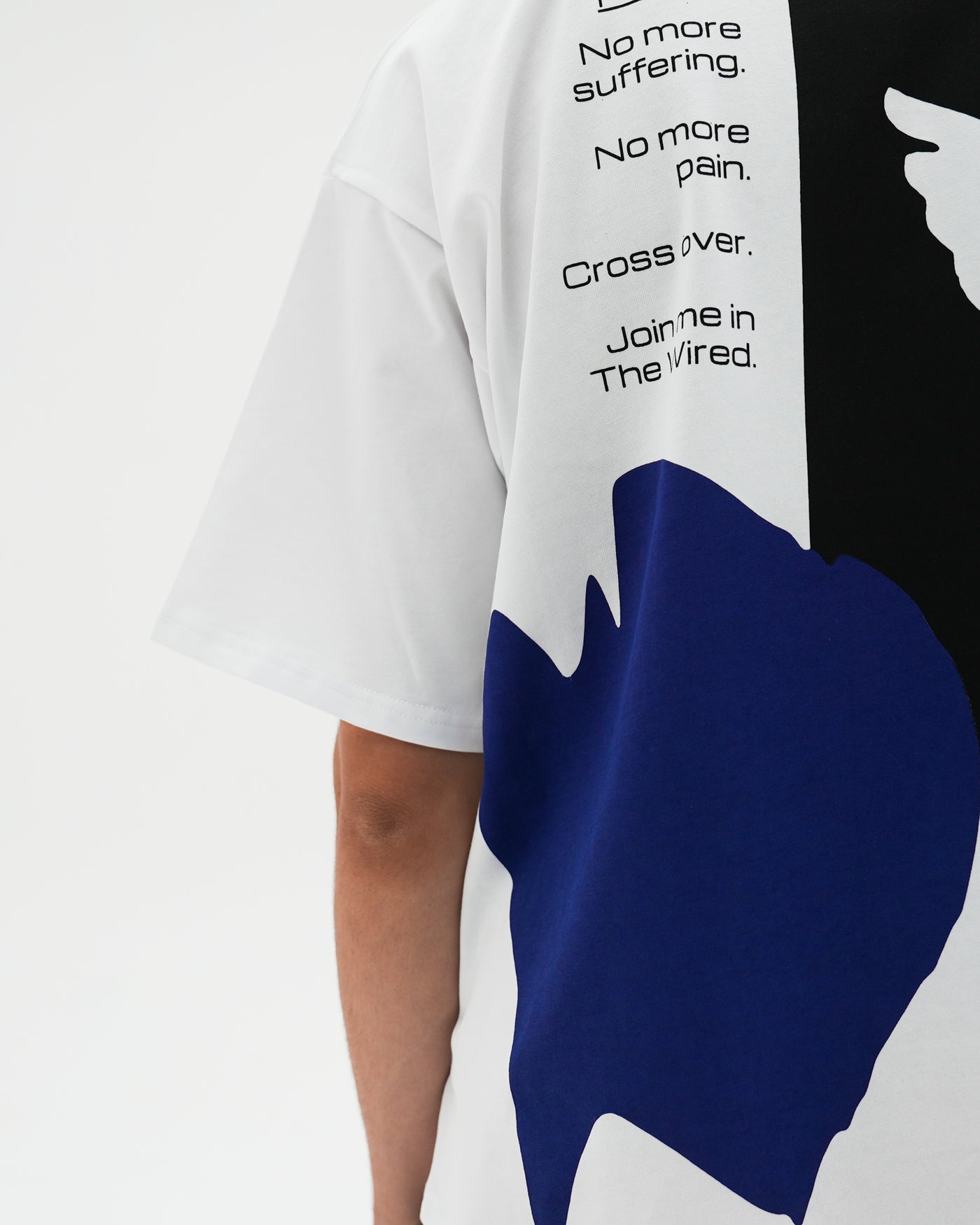 The Wired Heavyweight Cropped Fit Tee / White