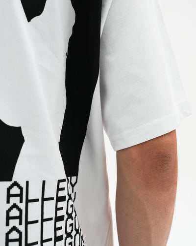 The Wired Heavyweight Cropped Fit Tee / White