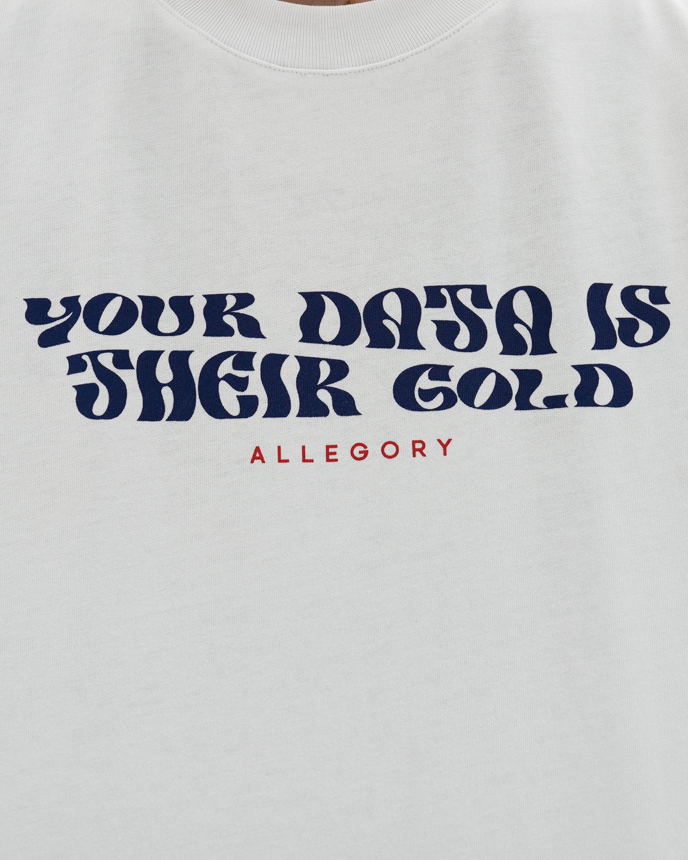 Data Mining Heavyweight Tee / White