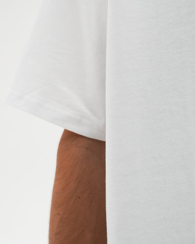 Escape To The Network Heavyweight Tee / White