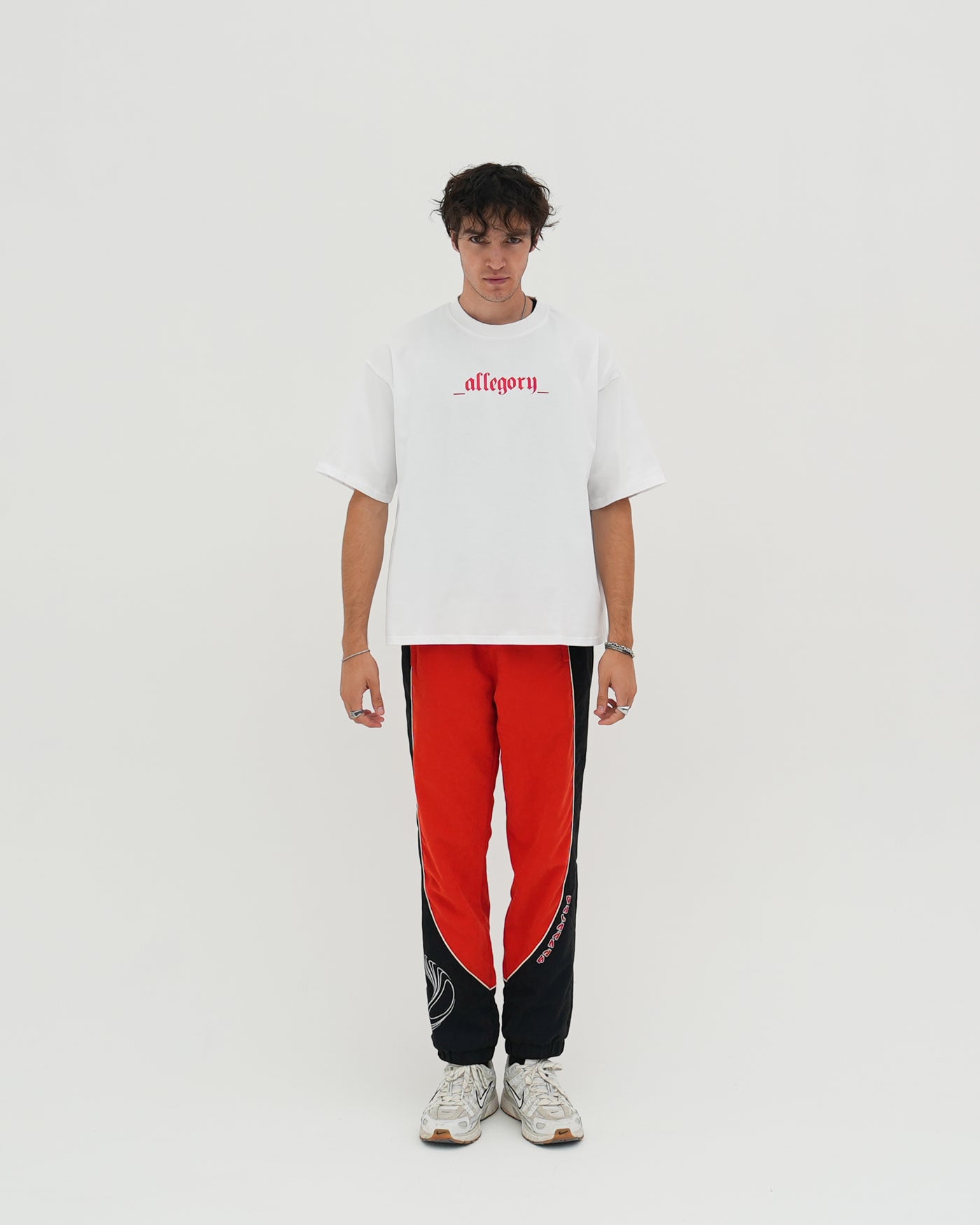 No Longer Human Heavyweight Cropped Fit Tee / White