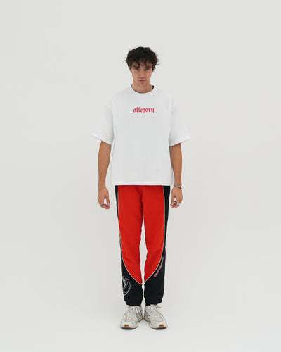 No Longer Human Heavyweight Cropped Fit Tee / White