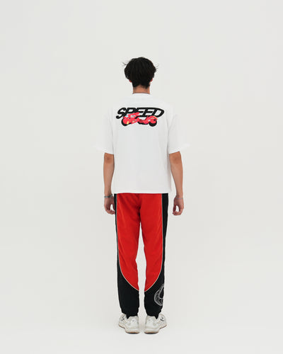 Speed Heavyweight Cropped Fit Tee / White