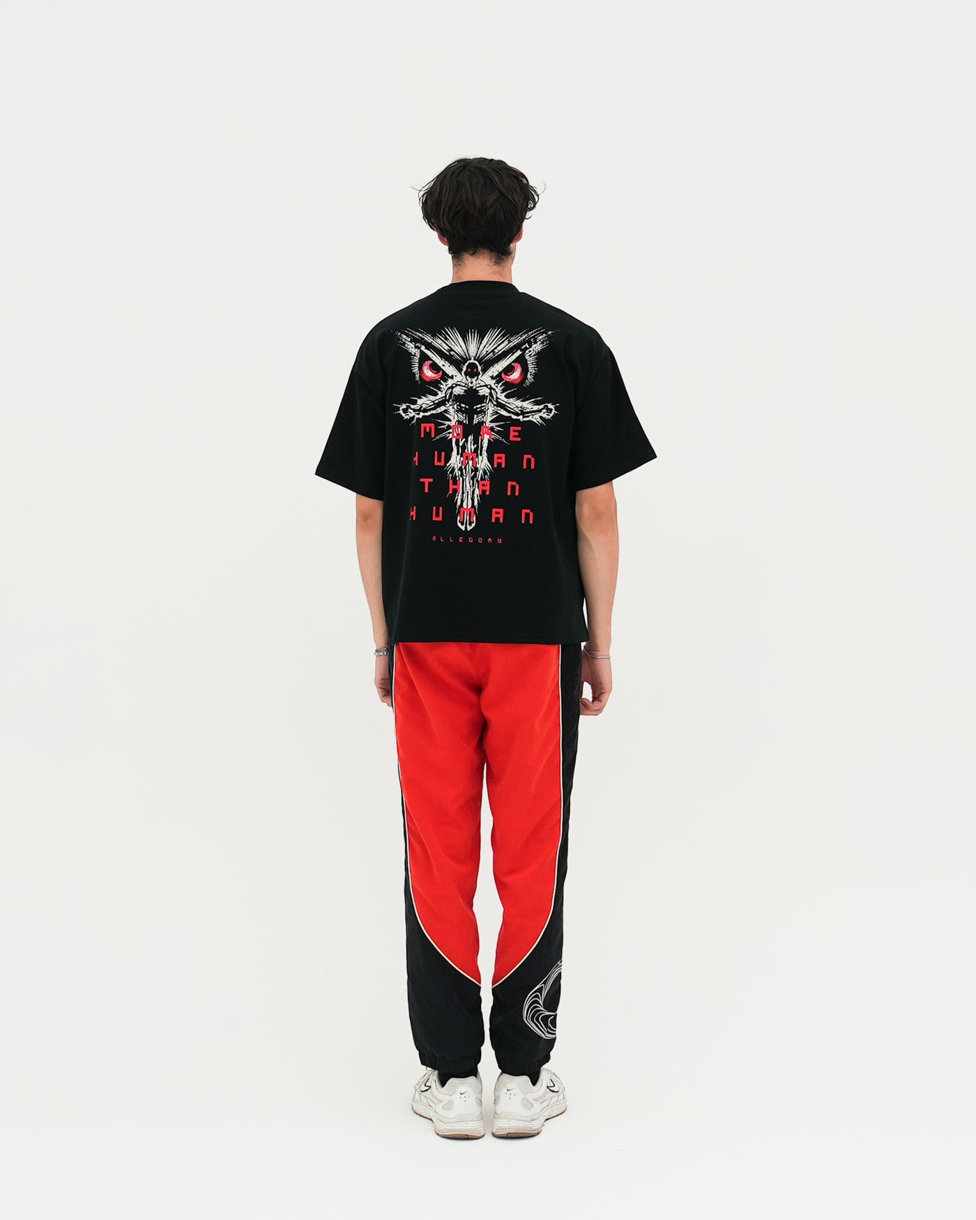 More Than Human Heavyweight Cropped Fit Tee / Black