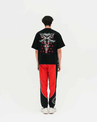 More Than Human Heavyweight Cropped Fit Tee / Black