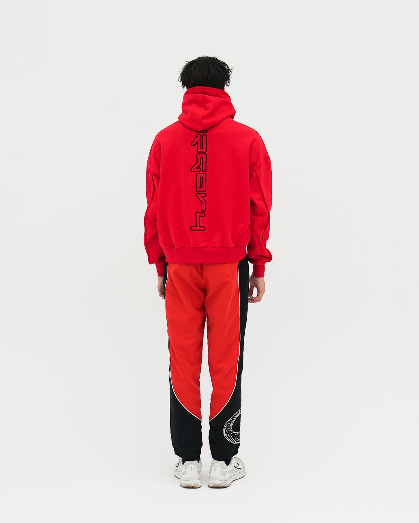 CyberPunk Heavyweight Hoodie / Red