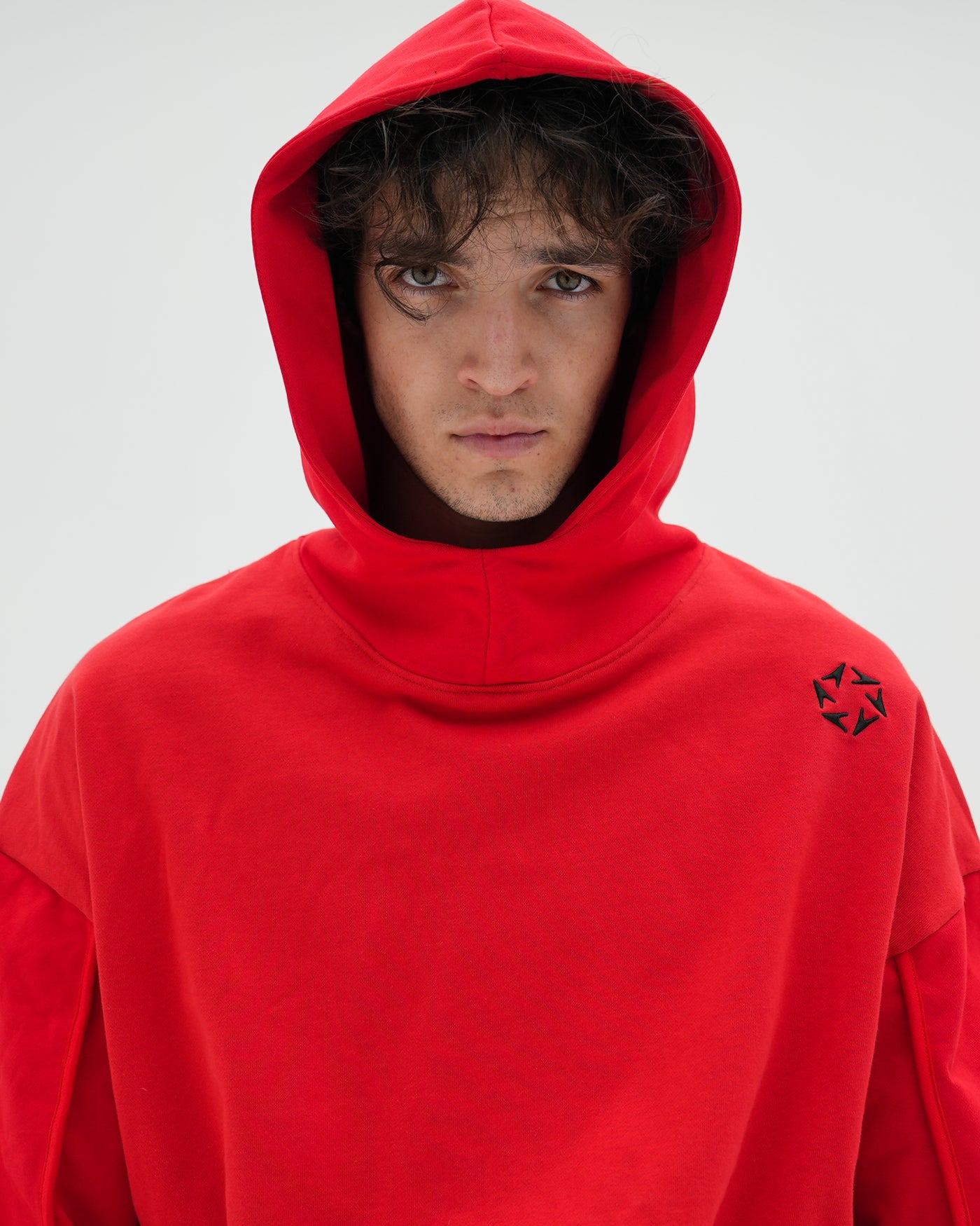 CyberPunk Heavyweight Hoodie / Red