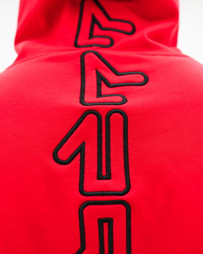 CyberPunk Heavyweight Hoodie / Red