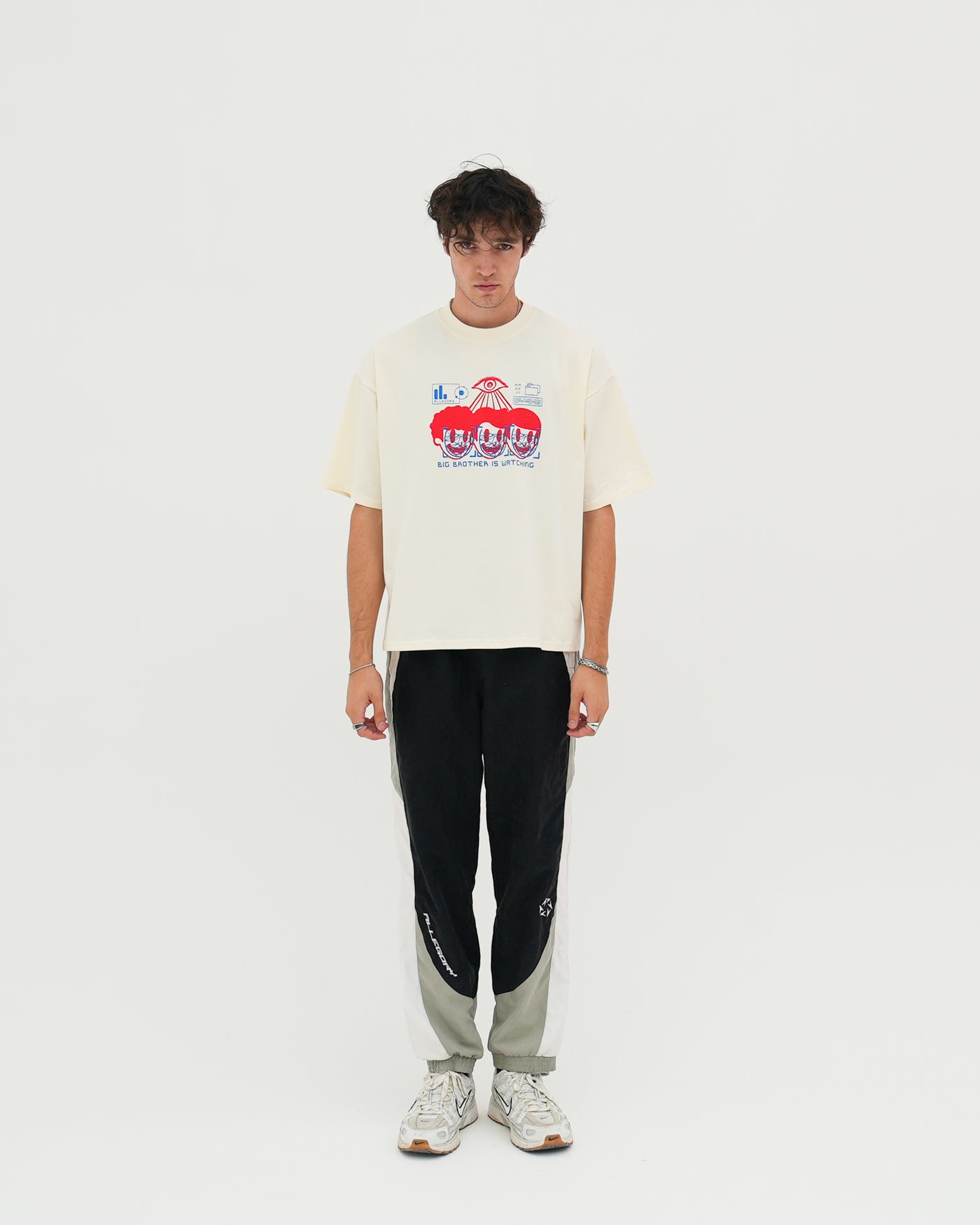 Big Brother Heavyweight Cropped Fit Tee / Cream