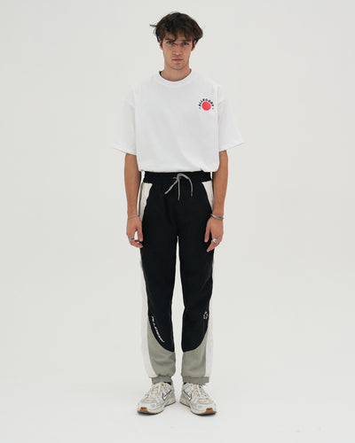 Cyber Punk Track Pants / Black / Grey / White